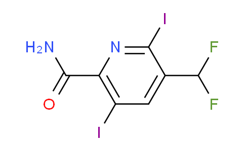 AM89529 | 1806823-68-6 | 3-(Difluoromethyl)-2,5-diiodopyridine-6-carboxamide