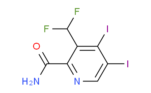 3-(Difluoromethyl)-4,5-diiodopyridine-2-carboxamide