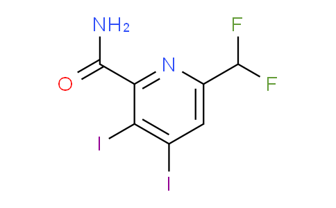6-(Difluoromethyl)-3,4-diiodopyridine-2-carboxamide