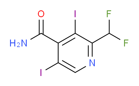 2-(Difluoromethyl)-3,5-diiodopyridine-4-carboxamide