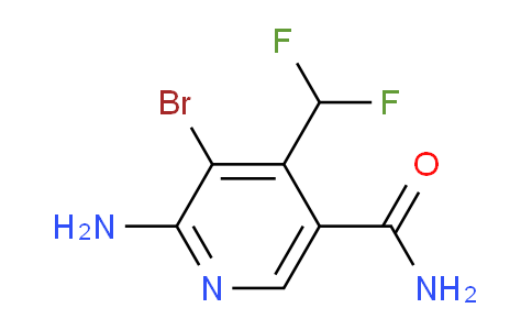 2-Amino-3-bromo-4-(difluoromethyl)pyridine-5-carboxamide