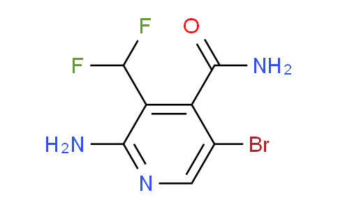 2-Amino-5-bromo-3-(difluoromethyl)pyridine-4-carboxamide