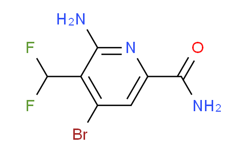 2-Amino-4-bromo-3-(difluoromethyl)pyridine-6-carboxamide