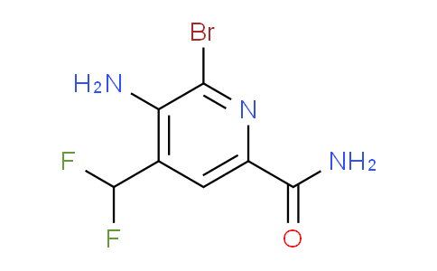 3-Amino-2-bromo-4-(difluoromethyl)pyridine-6-carboxamide