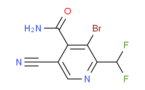 AM89599 | 1805390-94-6 | 3-Bromo-5-cyano-2-(difluoromethyl)pyridine-4-carboxamide
