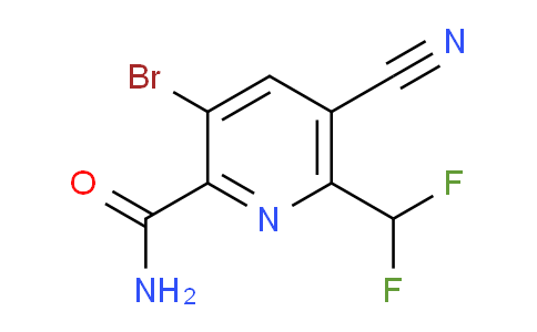AM89601 | 1805400-49-0 | 3-Bromo-5-cyano-6-(difluoromethyl)pyridine-2-carboxamide