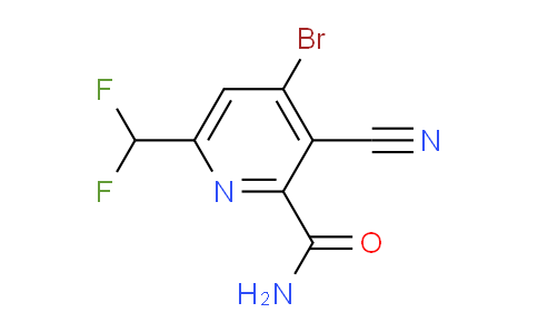 AM89607 | 1805352-85-5 | 4-Bromo-3-cyano-6-(difluoromethyl)pyridine-2-carboxamide
