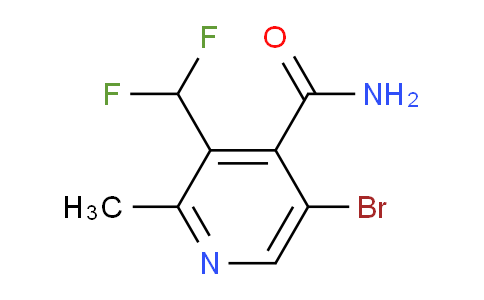 5-Bromo-3-(difluoromethyl)-2-methylpyridine-4-carboxamide