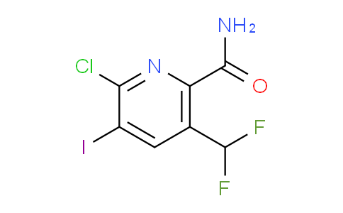 AM89627 | 1804494-83-4 | 2-Chloro-5-(difluoromethyl)-3-iodopyridine-6-carboxamide