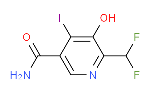 AM89637 | 1805537-93-2 | 2-(Difluoromethyl)-3-hydroxy-4-iodopyridine-5-carboxamide