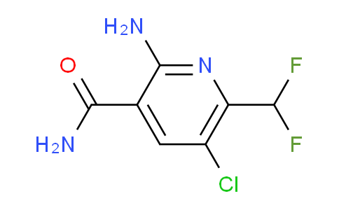 2-Amino-5-chloro-6-(difluoromethyl)pyridine-3-carboxamide