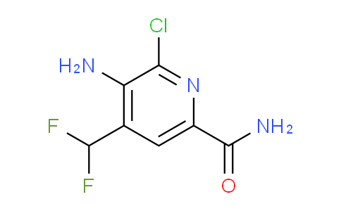 3-Amino-2-chloro-4-(difluoromethyl)pyridine-6-carboxamide