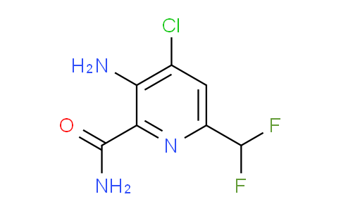3-Amino-4-chloro-6-(difluoromethyl)pyridine-2-carboxamide
