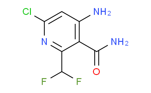 4-Amino-6-chloro-2-(difluoromethyl)pyridine-3-carboxamide