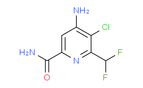 4-Amino-3-chloro-2-(difluoromethyl)pyridine-6-carboxamide