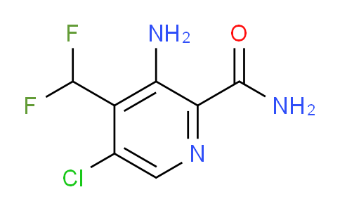 3-Amino-5-chloro-4-(difluoromethyl)pyridine-2-carboxamide
