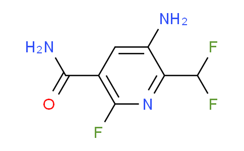 3-Amino-2-(difluoromethyl)-6-fluoropyridine-5-carboxamide