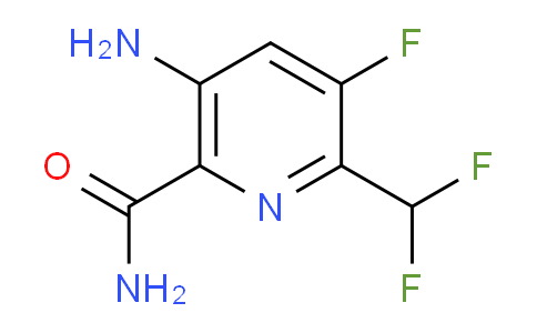 5-Amino-2-(difluoromethyl)-3-fluoropyridine-6-carboxamide