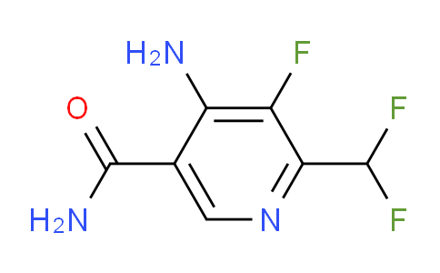 4-Amino-2-(difluoromethyl)-3-fluoropyridine-5-carboxamide