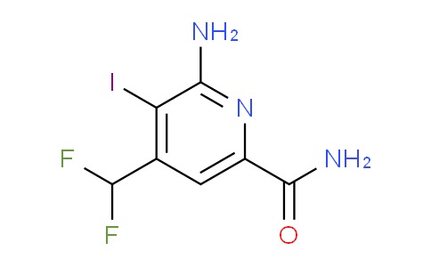 AM89780 | 1805218-14-7 | 2-Amino-4-(difluoromethyl)-3-iodopyridine-6-carboxamide