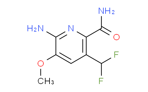 2-Amino-5-(difluoromethyl)-3-methoxypyridine-6-carboxamide