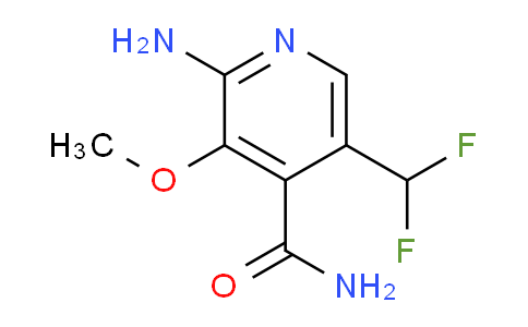 2-Amino-5-(difluoromethyl)-3-methoxypyridine-4-carboxamide
