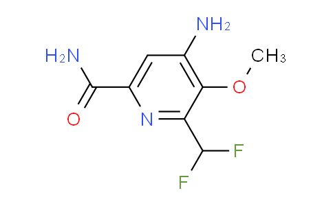4-Amino-2-(difluoromethyl)-3-methoxypyridine-6-carboxamide