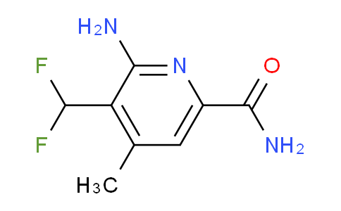 2-Amino-3-(difluoromethyl)-4-methylpyridine-6-carboxamide