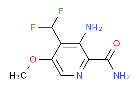3-Amino-4-(difluoromethyl)-5-methoxypyridine-2-carboxamide