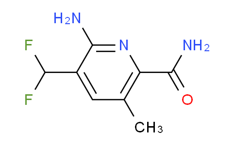 2-Amino-3-(difluoromethyl)-5-methylpyridine-6-carboxamide