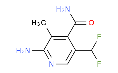 2-Amino-5-(difluoromethyl)-3-methylpyridine-4-carboxamide