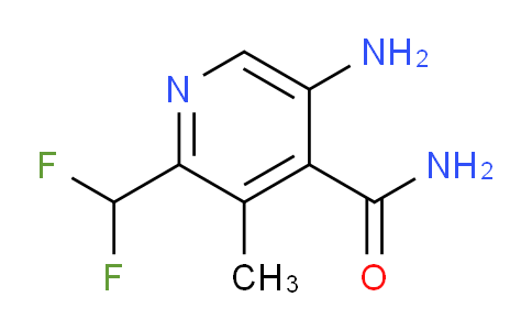 5-Amino-2-(difluoromethyl)-3-methylpyridine-4-carboxamide