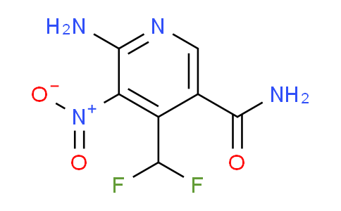 2-Amino-4-(difluoromethyl)-3-nitropyridine-5-carboxamide