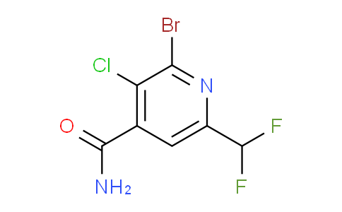 AM89925 | 1805388-66-2 | 2-Bromo-3-chloro-6-(difluoromethyl)pyridine-4-carboxamide