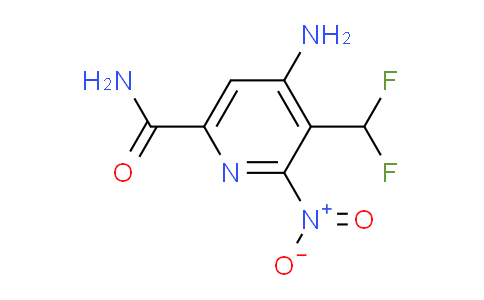 4-Amino-3-(difluoromethyl)-2-nitropyridine-6-carboxamide