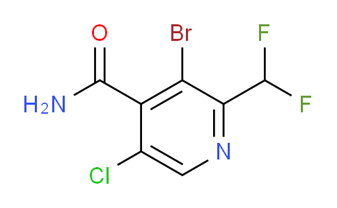 AM89943 | 1805391-34-7 | 3-Bromo-5-chloro-2-(difluoromethyl)pyridine-4-carboxamide