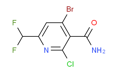AM89953 | 1806840-29-8 | 4-Bromo-2-chloro-6-(difluoromethyl)pyridine-3-carboxamide