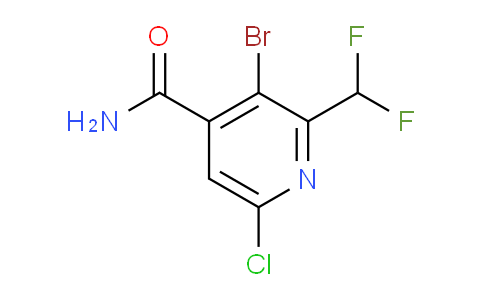AM89979 | 1804659-59-3 | 3-Bromo-6-chloro-2-(difluoromethyl)pyridine-4-carboxamide