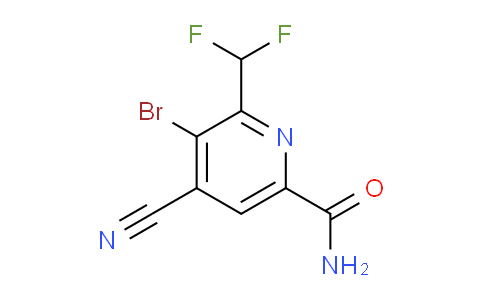 AM89992 | 1805390-88-8 | 3-Bromo-4-cyano-2-(difluoromethyl)pyridine-6-carboxamide
