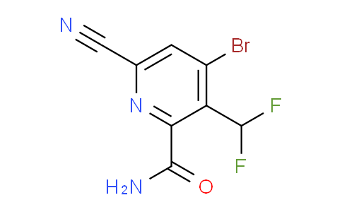 4-Bromo-6-cyano-3-(difluoromethyl)pyridine-2-carboxamide