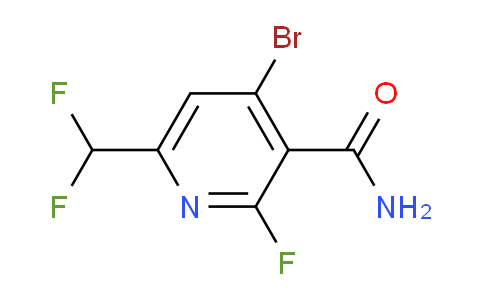AM90014 | 1806071-13-5 | 4-Bromo-6-(difluoromethyl)-2-fluoropyridine-3-carboxamide