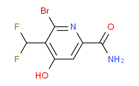 2-Bromo-3-(difluoromethyl)-4-hydroxypyridine-6-carboxamide