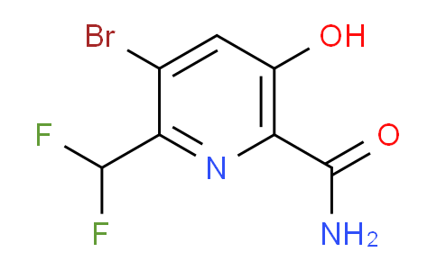 AM90037 | 1806069-74-8 | 3-Bromo-2-(difluoromethyl)-5-hydroxypyridine-6-carboxamide