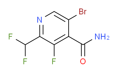 5-Bromo-2-(difluoromethyl)-3-fluoropyridine-4-carboxamide