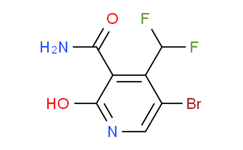 5-Bromo-4-(difluoromethyl)-2-hydroxypyridine-3-carboxamide