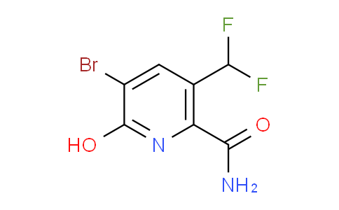 AM90046 | 1804889-08-4 | 3-Bromo-5-(difluoromethyl)-2-hydroxypyridine-6-carboxamide