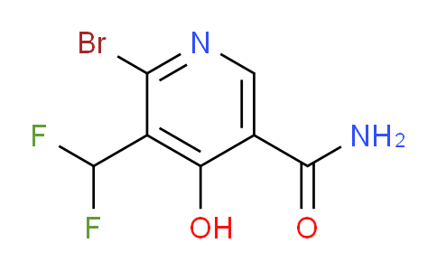 2-Bromo-3-(difluoromethyl)-4-hydroxypyridine-5-carboxamide