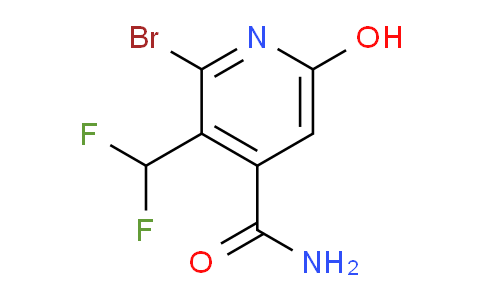 2-Bromo-3-(difluoromethyl)-6-hydroxypyridine-4-carboxamide