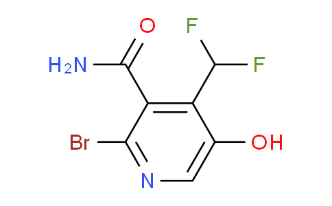 2-Bromo-4-(difluoromethyl)-5-hydroxypyridine-3-carboxamide