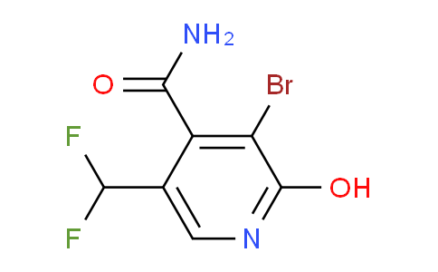 3-Bromo-5-(difluoromethyl)-2-hydroxypyridine-4-carboxamide